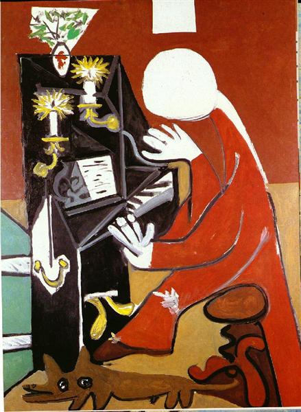 Pablo Picasso Classical Oil Painting The Piano Velazquez